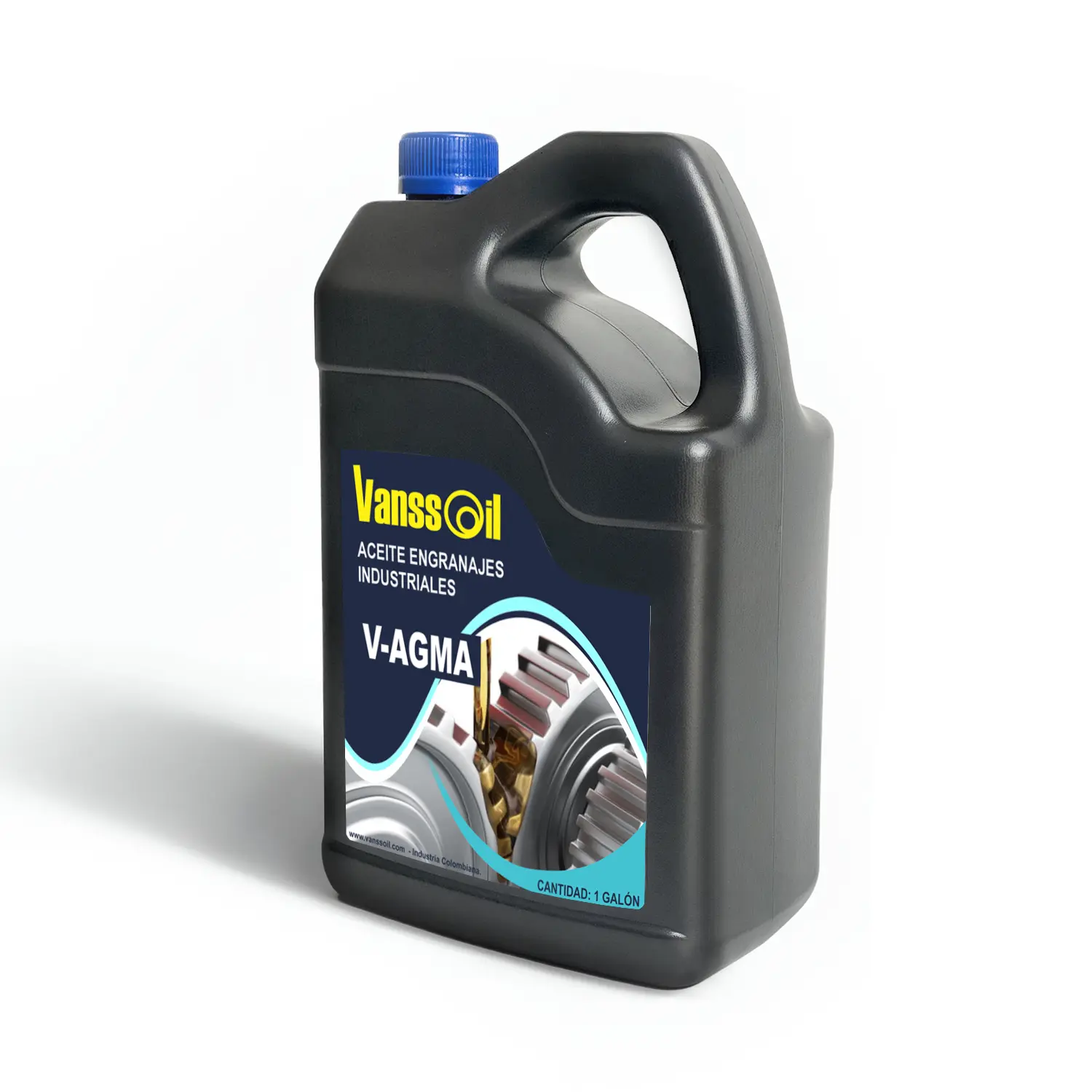 galon aceite para engranajes vanssoil perspectiva isometrica