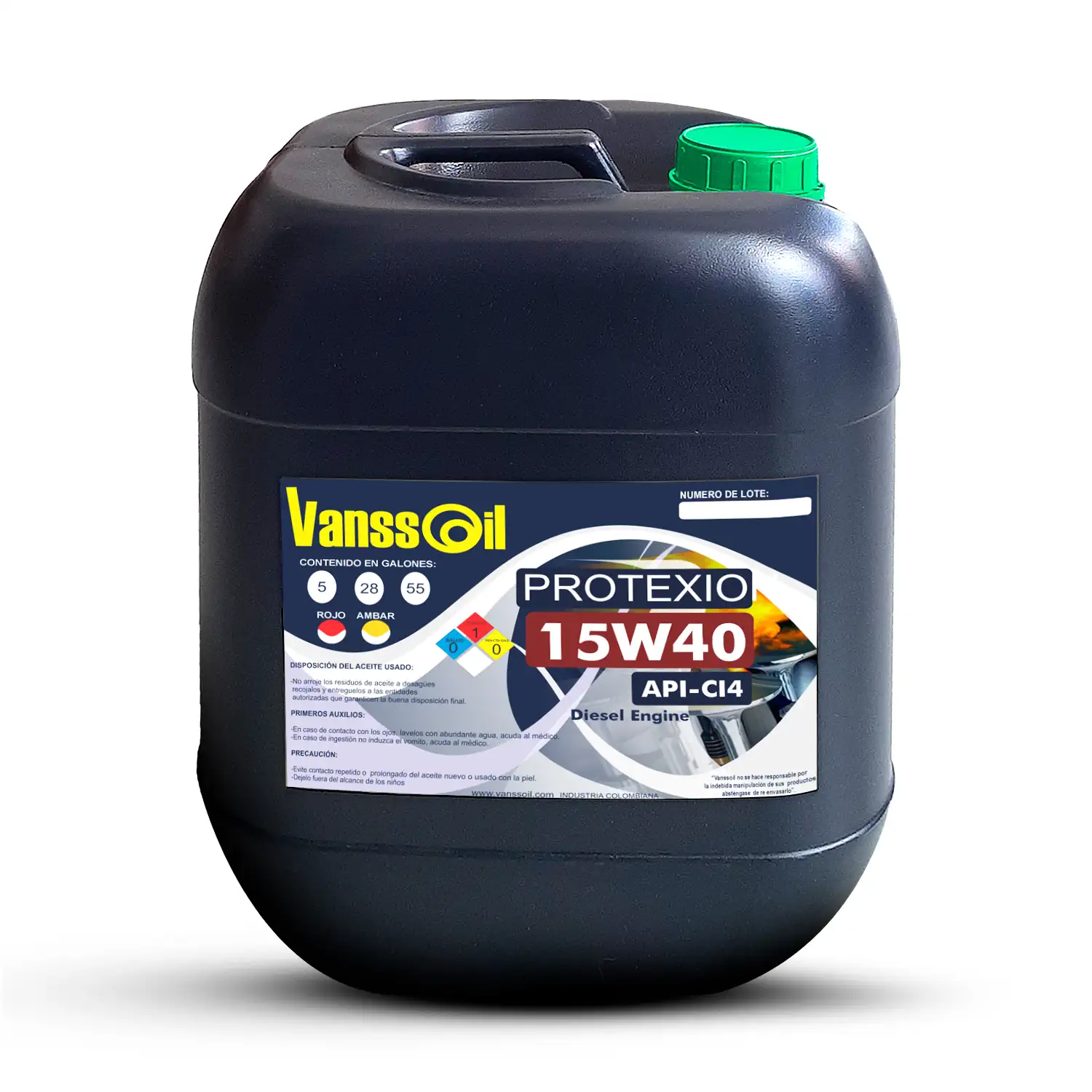 garrafa frontal 15w40