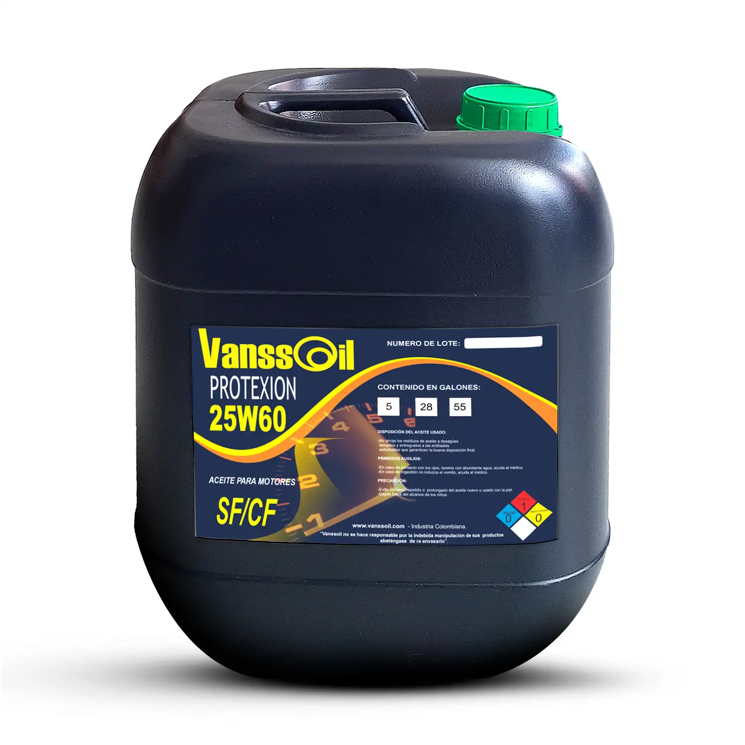 garrafa frontal 25w60