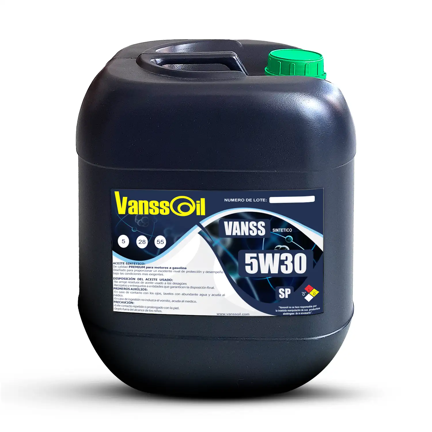 garrafa frontal 5w30