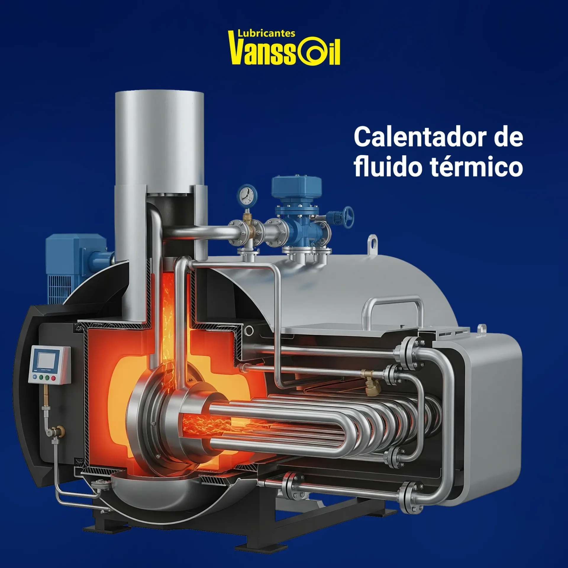 calentador de fluido termico