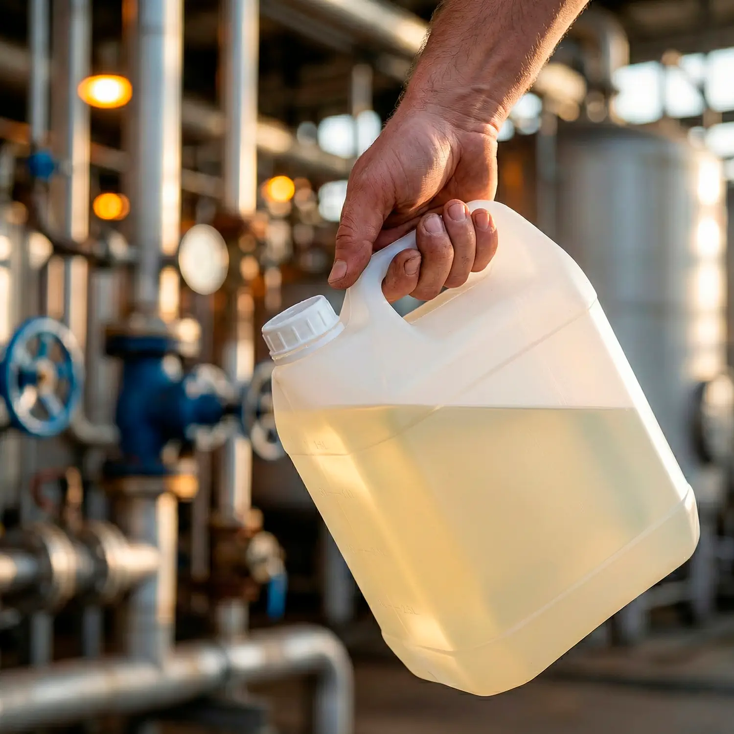 galon aceite mineral parafinico planta industrial